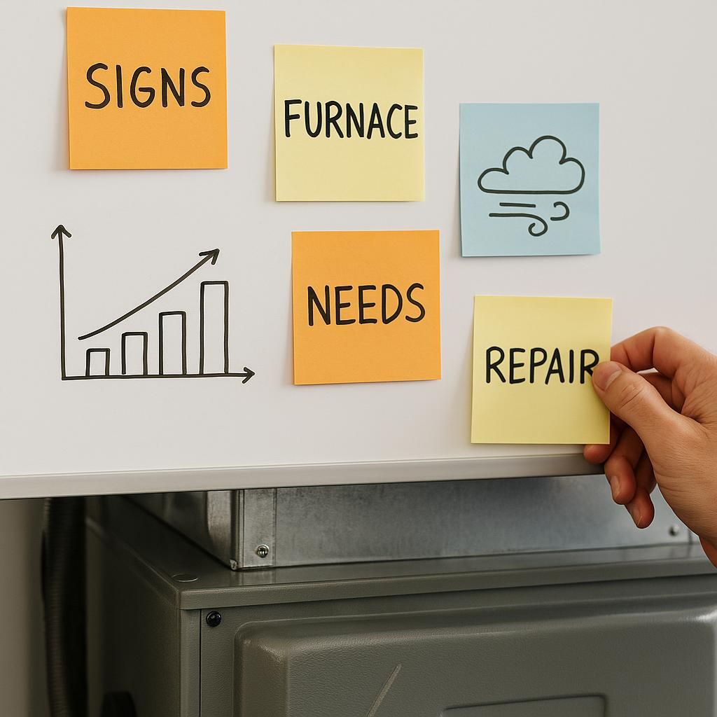 Signs Your Furnace Needs Repair illustrating furnace repair & service