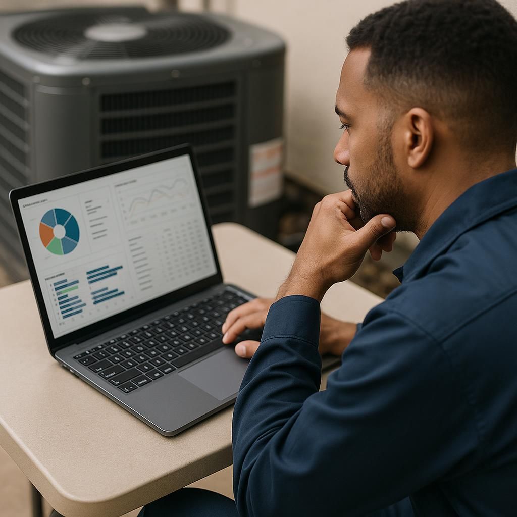 Step-by-Step HVAC Replacement Service Process illustrating hvac replacement service