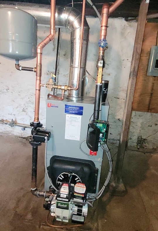 oil fired boiler