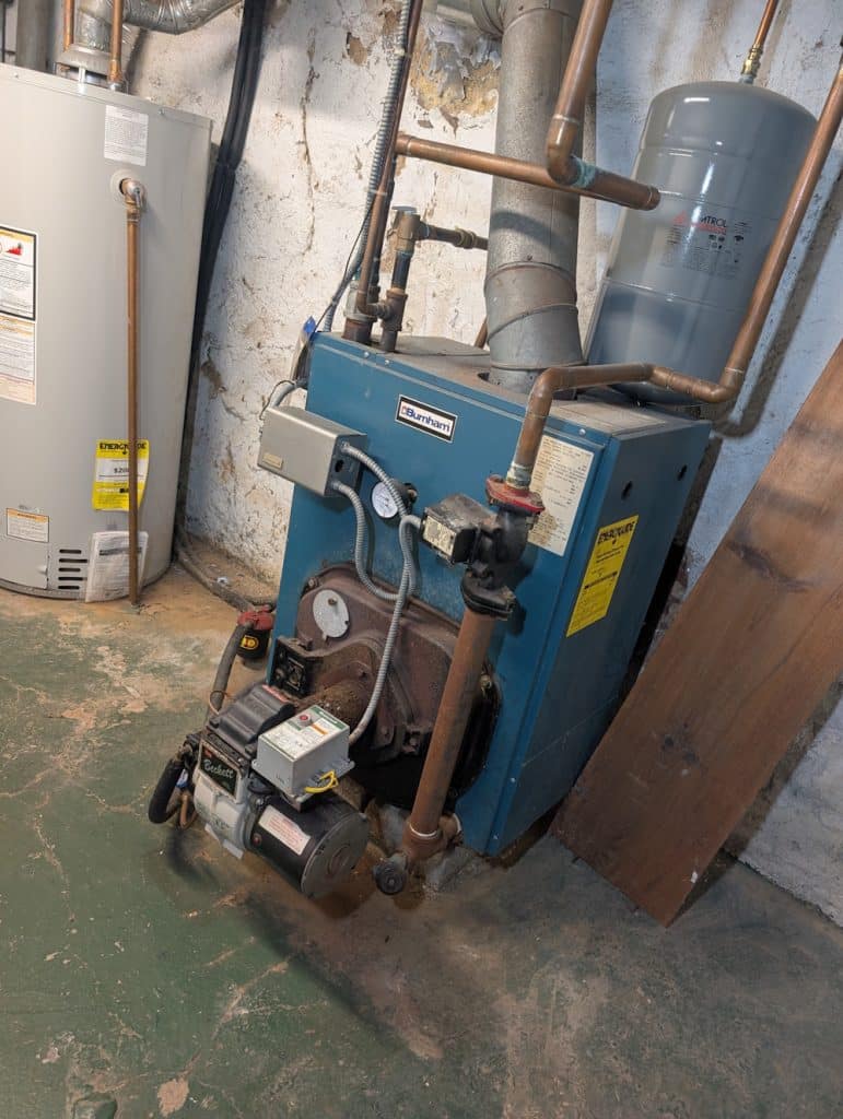 different angle of 350lb boiler